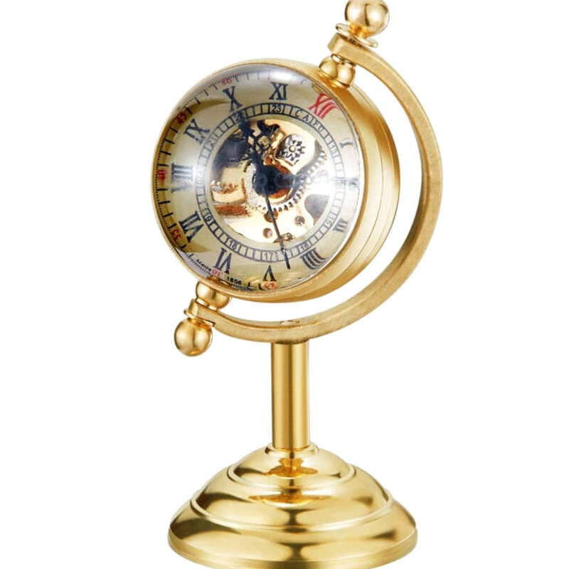 Pendulette Steampunk de Bureau Mécanique