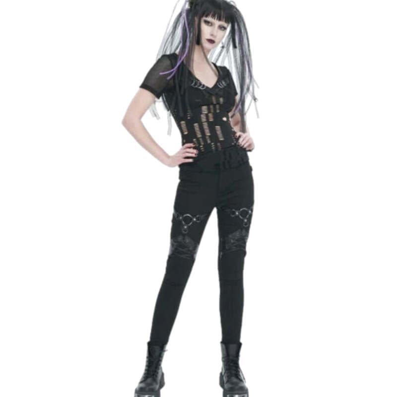 Pantalon Punk Gothique Femme