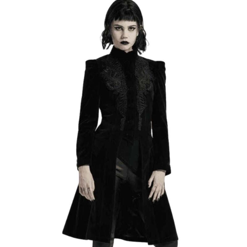 Manteau Redingote Femme Gothique