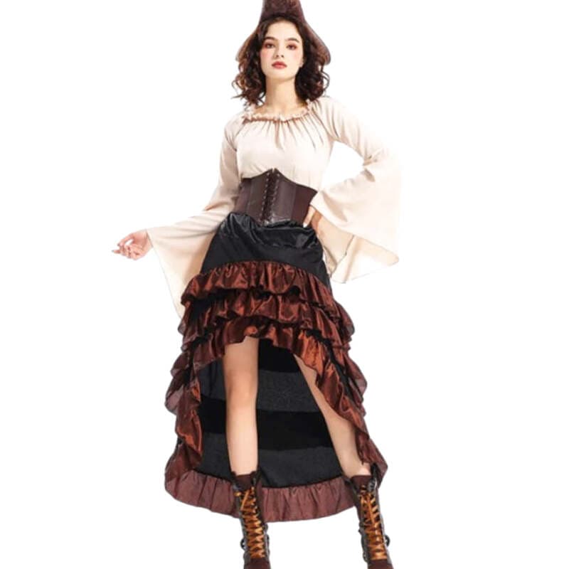 Robe Steampunk Cosplay Pirate