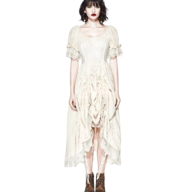 Robe Victorienne Blanc Cassé
