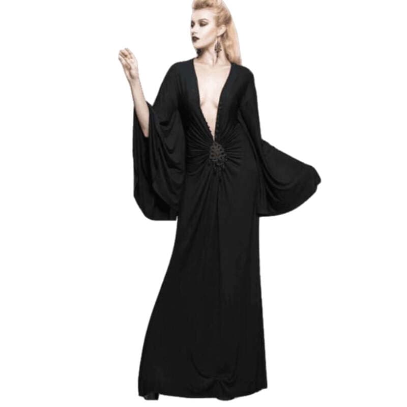 Robe Steampunk Victorienne Noire