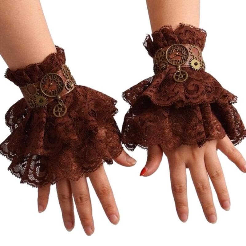 Steampunk Lace Gloves