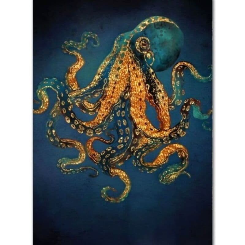 Tableau Steampunk Octopus