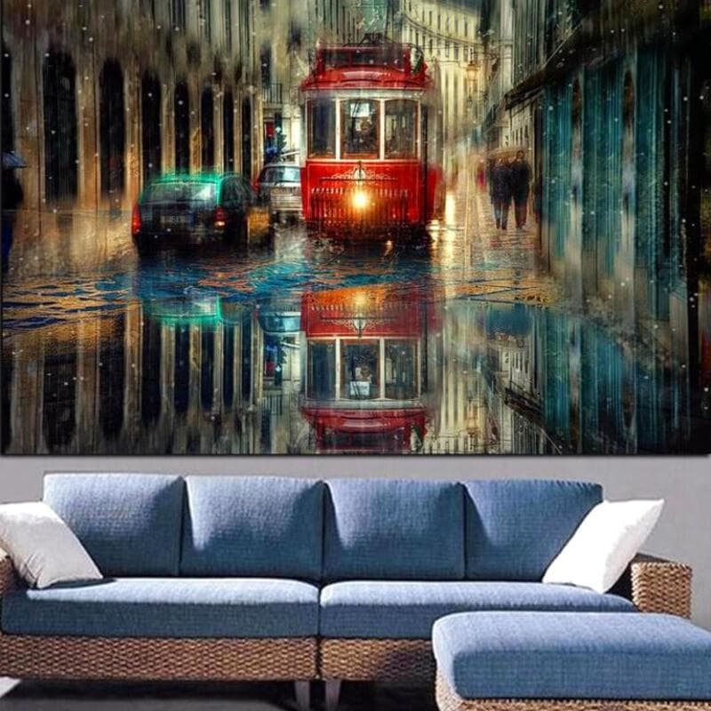 Tableau Peinture Style Industriel