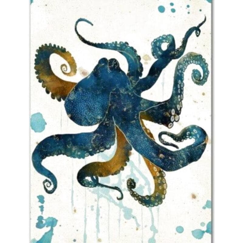 Tableau Steampunk Poulpe