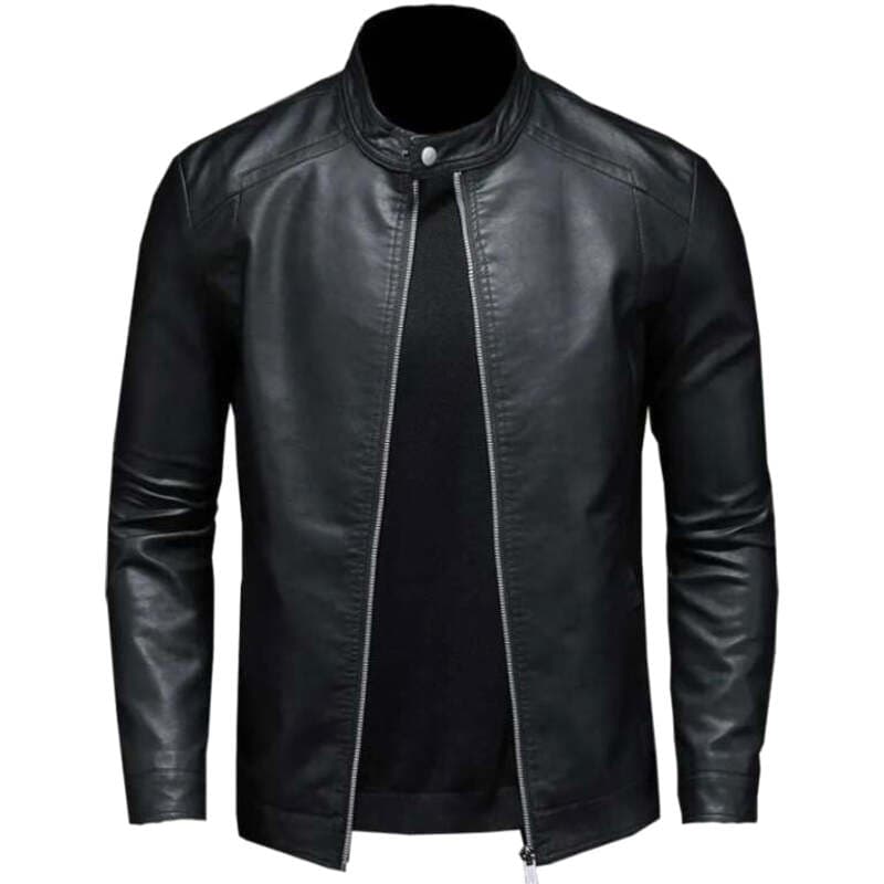 Veste Motard Simili PU Homme