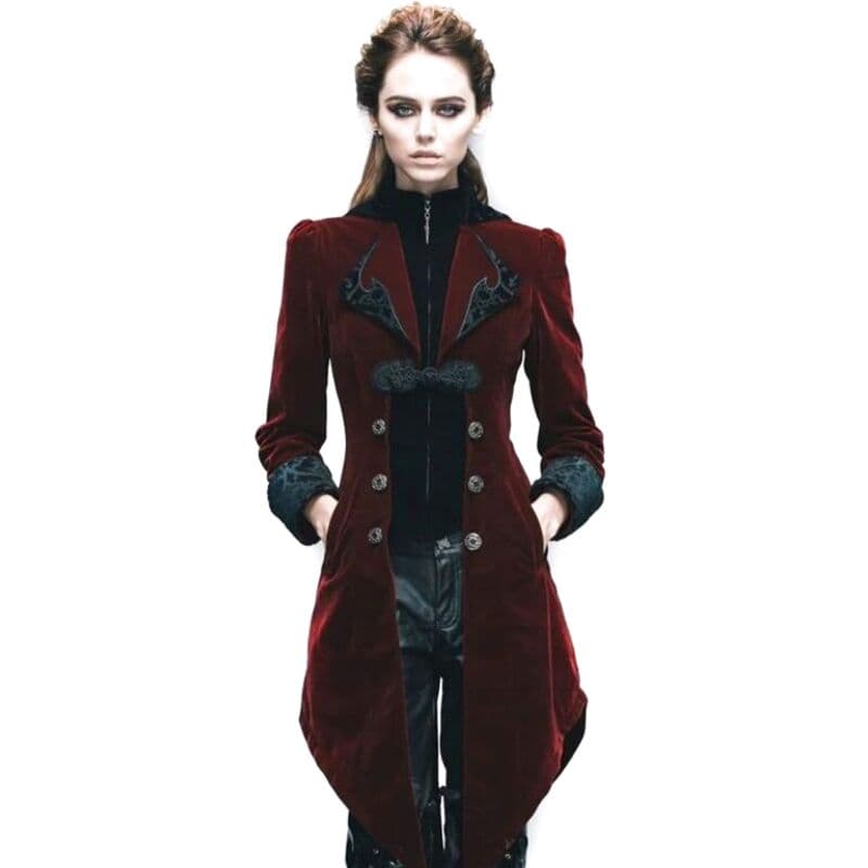 Veste Steampunk Rouge