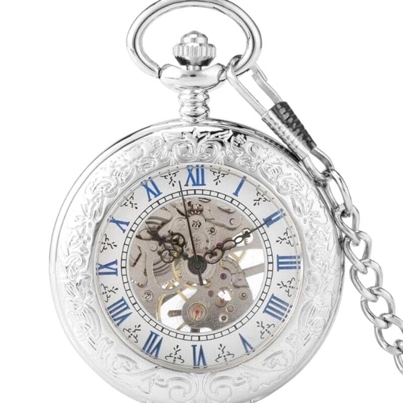 Vieille Montre à Gousset Steampunk Argent